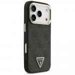 Husa Guess 4G Triangle Logo cu MagSafe compatibila cu iPhone 18 Pro / 17 Pro, Negru 5 - lerato.ro