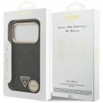 Husa Guess 4G Triangle Logo cu MagSafe compatibila cu iPhone 18 Pro / 17 Pro, Negru 9 - lerato.ro