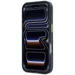Husa Guess IML 4G Script Metal compatibila cu iPhone 18 Pro Max / 17 Pro Max, Negru / Maro 6 - lerato.ro