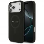 Husa Guess Saffiano Classic Logo cu MagSafe compatibila cu iPhone 18 Pro Max / 17 Pro Max, Negru 4 - lerato.ro