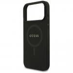 Husa Guess Saffiano Classic Logo cu MagSafe compatibila cu iPhone 18 Pro Max / 17 Pro Max, Negru 7 - lerato.ro