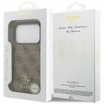 Husa Guess 4G Small Classic Logo cu MagSafe compatibila cu iPhone 18 Pro / 17 Pro, Maro 9 - lerato.ro