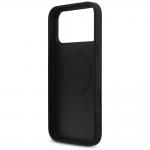 Husa Guess Leather 4G Triangle Stras cu MagSafe compatibila cu iPhone 17 Pro Max / 18 Pro Max, Negru 8 - lerato.ro
