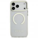 Husa Guess Metal Outline cu MagSafe compatibila cu iPhone 17 Pro Max / 18 Pro Max, Gold 2 - lerato.ro