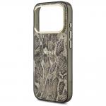 Husa Guess Python Pattern cu MagSafe compatibila cu iPhone 18 Pro / 17 Pro, Maro 7 - lerato.ro