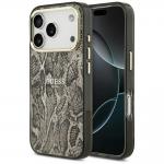 Husa Guess Python Pattern cu MagSafe compatibila cu iPhone 17 Pro Max / 18 Pro Max, Maro 4 - lerato.ro