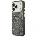 Husa Guess Python Pattern cu MagSafe compatibila cu iPhone 18 Pro / 17 Pro, Negru 3 - lerato.ro