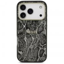 Huse si carcase iPhone 18 Pro, Husa Guess Python Pattern cu MagSafe compatibila cu iPhone 18 Pro / 17 Pro, Negru, lerato.ro