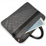 Geanta laptop Guess 4G Round 4G & Classic Logo compatibila cu laptop 16 inch, Negru 5 - lerato.ro