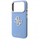 Husa Guess Smooth Big Strass Logo compatibila cu iPhone 18 Pro / 17 Pro, Albastru 7 - lerato.ro