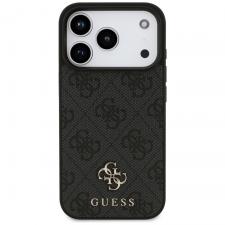 Huse si carcase iPhone 18 Pro, Husa Guess 4G Small Classic Logo cu MagSafe compatibila cu iPhone 18 Pro / 17 Pro, Negru, lerato.ro
