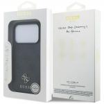 Husa Guess 4G Small Classic Logo cu MagSafe compatibila cu iPhone 18 Pro / 17 Pro, Negru 9 - lerato.ro