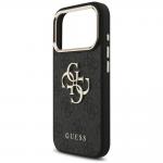 Husa Guess 4G Strap 4G Classic Logo Metal Trims compatibila cu iPhone 18 Pro / 17 Pro, Negru 8 - lerato.ro