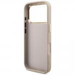Husa Guess 4G Strap 4G Classic Logo Metal Trims compatibila cu iPhone 18 Pro / 17 Pro, Roz 9 - lerato.ro