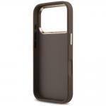 Husa Guess 4G Strap 4G Classic Logo Metal Trims compatibila cu iPhone 18 Pro Max / 17 Pro Max, Maro 9 - lerato.ro