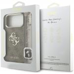 Husa Guess 4G Strap 4G Classic Logo Metal Trims compatibila cu iPhone 18 Pro Max / 17 Pro Max, Maro 10 - lerato.ro