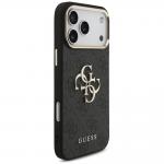Husa Guess 4G Strap 4G Classic Logo Metal Trims compatibila cu iPhone 18 Pro Max / 17 Pro Max, Negru 6 - lerato.ro