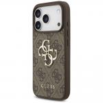 Husa Guess 4G Strap 4G Classic Logo compatibila cu iPhone 18 Pro / 17 Pro, Maro 4 - lerato.ro