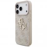 Husa Guess 4G Strap 4G Classic Logo compatibila cu iPhone 18 Pro / 17 Pro, Roz 4 - lerato.ro