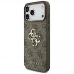 Husa Guess 4G Strap 4G Classic Logo compatibila cu iPhone 18 Pro Max / 17 Pro Max, Maro 4 - lerato.ro