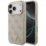 Husa Guess 4G Triangle Logo cu MagSafe compatibila cu iPhone 18 Pro / 17 Pro, Rose Gold 4 - lerato.ro