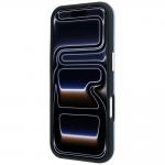 Husa Guess Grained Big Resin Logo compatibila cu iPhone 18 Pro / 17 Pro, Albastru 6 - lerato.ro