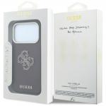 Husa Guess Grained Big Resin Logo compatibila cu iPhone 18 Pro Max / 17 Pro Max, Burgundy 9 - lerato.ro