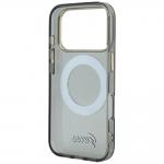 Husa Guess IML Ring Stand 360 Script Metal Logo cu MagSafe compatibila cu iPhone 18 Pro Max / 17 Pro Max, Negru 8 - lerato.ro