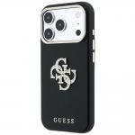 Husa Guess Smooth and Big Strass Logo compatibila cu iPhone 18 Pro Max / 17 Pro Max, Negru 3 - lerato.ro