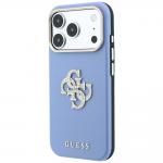 Husa Guess Smooth and Big Strass Logo compatibila cu iPhone 18 Pro Max / 17 Pro Max, Albastru 3 - lerato.ro