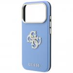 Husa Guess Smooth and Big Strass Logo compatibila cu iPhone 18 Pro Max / 17 Pro Max, Albastru 7 - lerato.ro