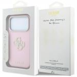 Husa Guess Smooth and Big Strass Logo compatibila cu iPhone 18 Pro Max / 17 Pro Max, Roz 9 - lerato.ro