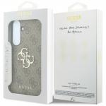 Carcasa Guess Leather 4G Metal Logo compatibila cu Samsung Galaxy S26 FE, Maro 9 - lerato.ro