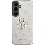 Carcasa Guess Leather 4G Metal Logo compatibila cu Samsung Galaxy S26 FE, Roz 2 - lerato.ro