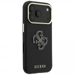 Husa Guess Grained Big Resin Logo compatibila cu iPhone 18 Pro Max / 17 Pro Max, Negru 5 - lerato.ro