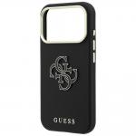 Husa Guess Grained Big Resin Logo compatibila cu iPhone 18 Pro Max / 17 Pro Max, Negru 7 - lerato.ro