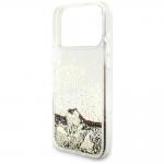 Husa Guess Liquid Glitter 4G Charms compatibila cu iPhone 18 Pro / 17 Pro, Gold 7 - lerato.ro