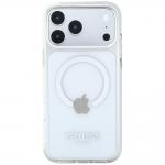 Husa Guess Metal Outline cu MagSafe compatibila cu iPhone 18 Pro Max / 17 Pro Max, Silver 2 - lerato.ro