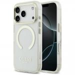 Husa Guess Metal Outline cu MagSafe compatibila cu iPhone 18 Pro / 17 Pro, Gold 4 - lerato.ro