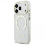 Husa Guess Metal Outline cu MagSafe compatibila cu iPhone 18 Pro / 17 Pro, Gold 3 - lerato.ro