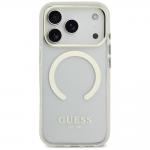 Husa Guess Metal Outline cu MagSafe compatibila cu iPhone 18 Pro / 17 Pro, Gold 2 - lerato.ro