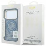 Husa Guess Ring Stand 360 4G Classic Logo cu MagSafe compatibila cu iPhone 18 Pro Max / 17 Pro Max, Albastru 9 - lerato.ro