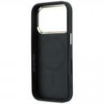 Husa Guess Saffiano Small 4G Classic Logo cu MagSafe compatibila cu iPhone 18 Pro / 17 Pro, Negru 8 - lerato.ro