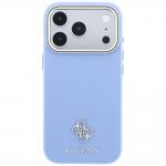 Husa Guess Saffiano Small 4G Classic Logo cu MagSafe compatibila cu iPhone 18 Pro Max / 17 Pro Max, Albastru 2 - lerato.ro