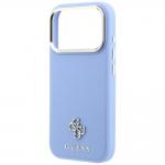Husa Guess Saffiano Small 4G Classic Logo cu MagSafe compatibila cu iPhone 18 Pro Max / 17 Pro Max, Albastru 7 - lerato.ro