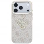 Husa Guess 4G Big Strass Logo compatibila cu iPhone 18 Pro Max / 17 Pro Max, Roz 2 - lerato.ro