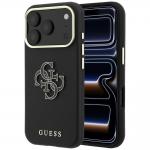 Husa Guess Grained Big Resin Logo compatibila cu iPhone 18 Pro / 17 Pro, Negru 4 - lerato.ro