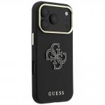 Husa Guess Grained Big Resin Logo compatibila cu iPhone 18 Pro / 17 Pro, Negru 5 - lerato.ro