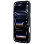 Husa Guess Grained Round Strass Logo cu MagSafe compatibila cu iPhone 18 Pro / 17 Pro, Negru 6 - lerato.ro
