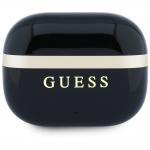 Casti wireless Guess Glossy Gold Line Printed Classic Logo, Bluetooth 5.4, 300mAh, Autonomie 16h, USB-C, Negru 4 - lerato.ro